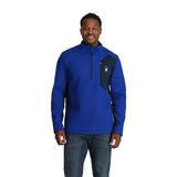 Spyder Bandit Fleece Met Halve Rits Blauw M Man