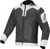 LS2 Bolton Air waterdichte motorfiets textieljas - Groen/grijs - Maat M