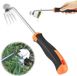 Multifonctionnel désherbeur de jardin avec manche allongé - Idéal pour le désherbage précis et l'amélioration du sol
