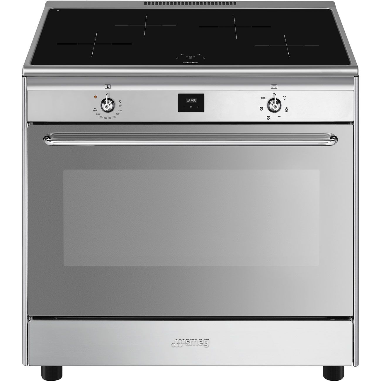 Smeg CG90IXT9 - Vrijstaand fornuis - Inductie - RVS