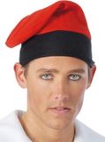Fiestas Guirca Barretina Polyester Rood/Zwart Unisex Muts