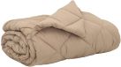 vidaXL Zomerdekbed 220 x 240 cm zomer 200 gsm taupe