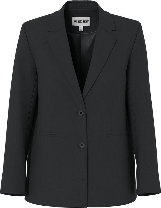 PIECES Curve PIECES - PCBOSELLA LS LOOSE BLAZER NOOS BC QX - Meisjes - Blazers - Zwart - Polyester