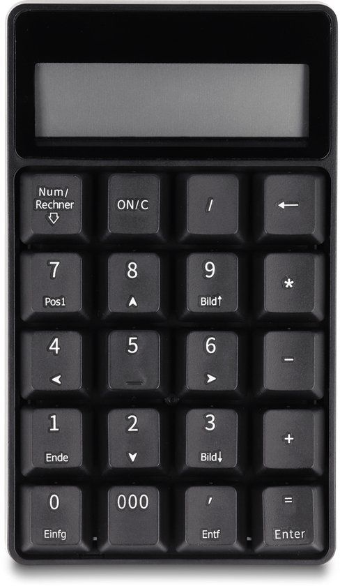 Delock 2 in 1 USB Type-A Keypad with Calculator function 2.4 GHz wireless black