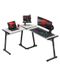 Huzaro Hero 6.0 L-vormig gaming bureau Zwart/Wit