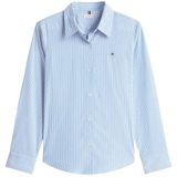 Tommy Hilfiger Dames ESS POPLIN WW0WW47169 Overhemd Blauw