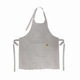 Lacor - 60082 uniseks keukenschort met eenvoudig, elegant en origineel design, afmetingen 68 x 83 cm, grijs gemêleerd