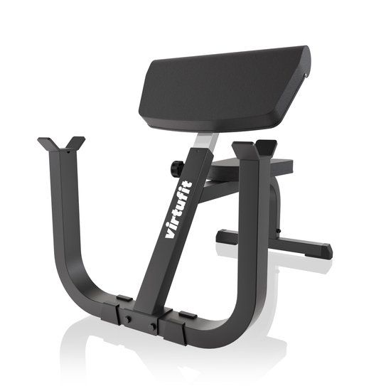 VirtuFit Preacher Curl Station - Halterbank - Verstelbaar - Belastbaar tot 150 kg