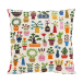 Arvidssons Textil Housse de coussin Orangeriet 47x47 cm Multi