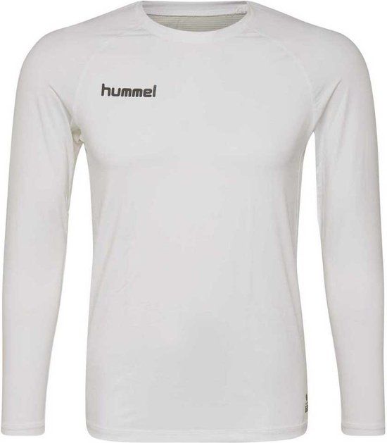 Hummel First Jersey LS - Wit - Unisex - Maat S