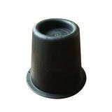 Bed- Mobiclinic Bed- stoelverhogers van 14 cm, Pack 4 stuks, Zwart