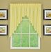 Today's Curtain Orleans Sint-jakobsschelpgordijn, boterbloem 96,5 cm Swag Paar, 152,4 cm B x 96,5 cm L, boterbloem