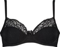 Hunkemöller Dames Lingerie Niet-voorgevormde beugel bh Sophie - Zwart - maat C85