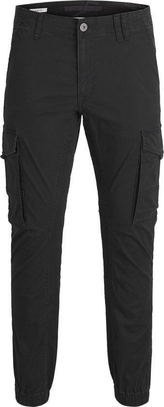 jack & jones JACK&JONES JJIPAUL JJFLAKE AKM 542 BLACK NOOS Heren Cargo Broek - Maat W34 X L34