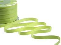 Furlanis - Dubbelzijdig satijnen lint, Italiaanse stof - zuurgroen, 10 mm x 25 m