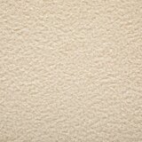 Atmosphera Hexabel Jaiko Poef - Opvouwbaar - Ivoor - Zeshoekig - Teddy - Kunststof - 40x46x1 cm