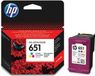 HP inktpatroon 651, driekleur, C2P11AE, origineel