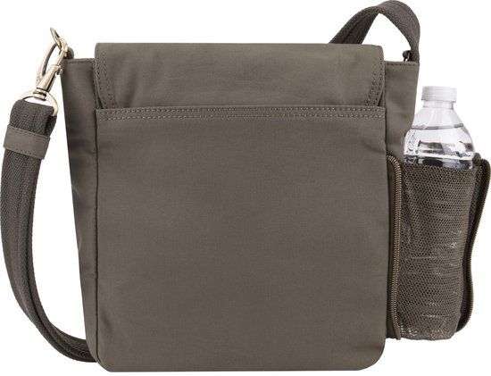 Travelon Anti-Diefstal Crossbody Tas - Steengrijs