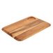 Olympia afgerond acaciabord 340 x 240 mm serveerplaat catering