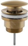Sapho Afvoerplug Click-Clack, goud
