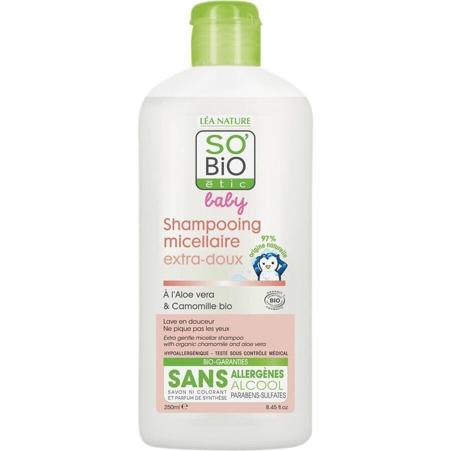 SO'BiO étic SO'BiO étic Baby Extra Gentle Micellar Baby Shampoo 250 ml