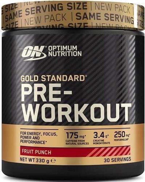 Optimum nutrition em Pre Workout Gold Standard fruit punch 330 g