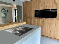 Chefcare Inductie Beschermer Hoekige Origami Wereldkaart - Abstract - Zwart Wit - 77x59 cm - Inductie Mat