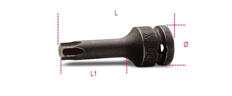 Beta Slagdoppen voor Torx® schroeven 720TX 55