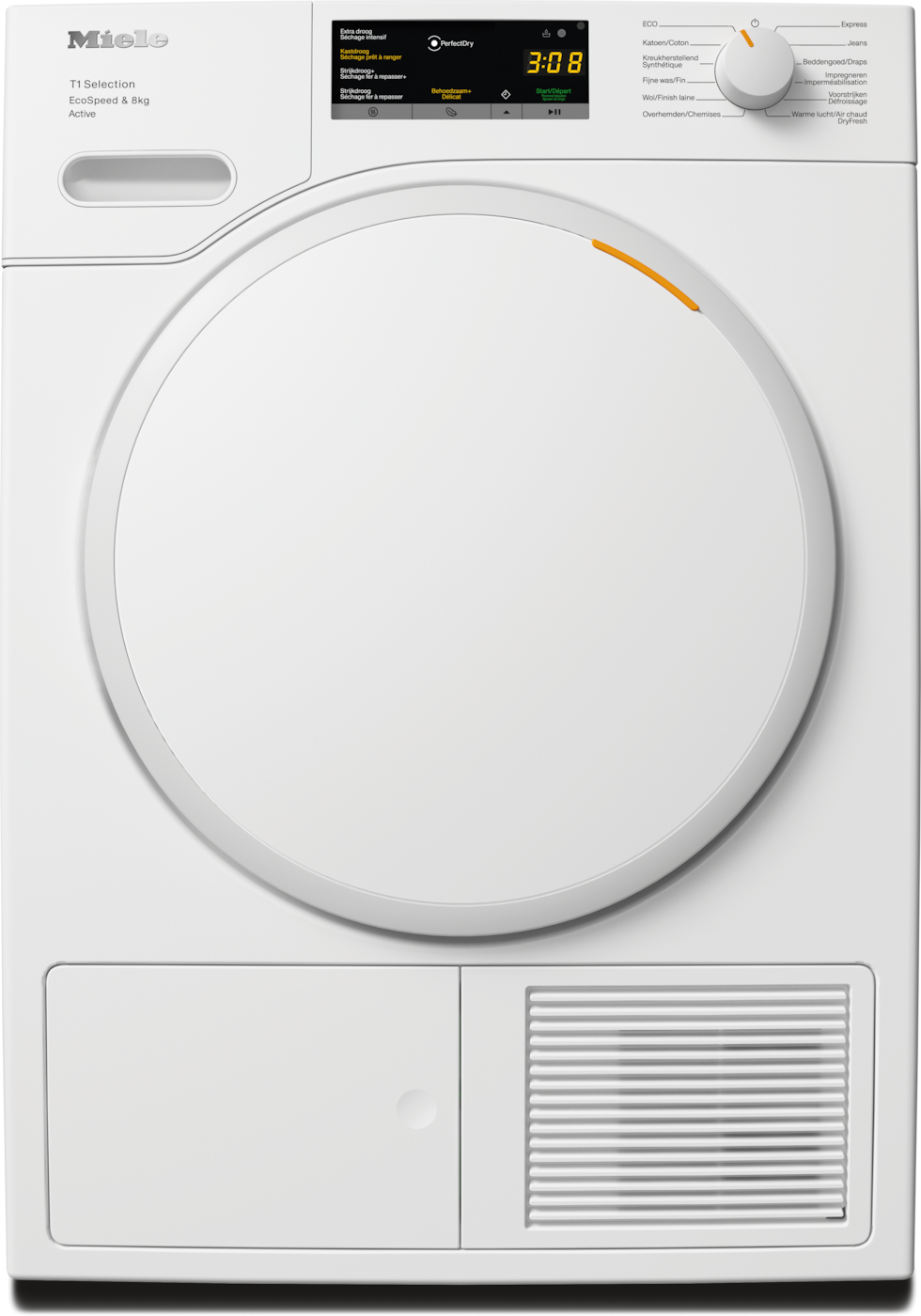 Miele TSA523WP EcoSpeed - Wasdroger - 8 kg - NL/FR