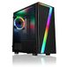 CiT Seven RGB Midi-Tower Zwart Aluminium