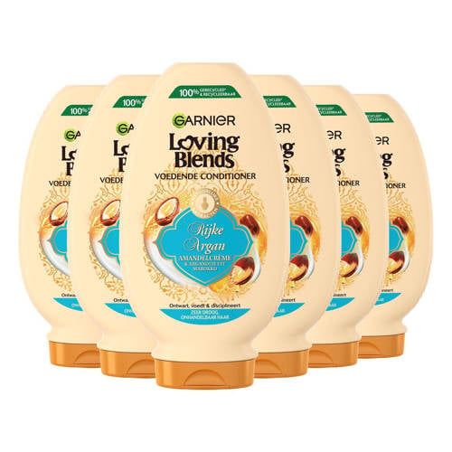 Garnier Loving Blends Rijke Argan Conditioner - 6 x 250ml - Voordeelverpakking