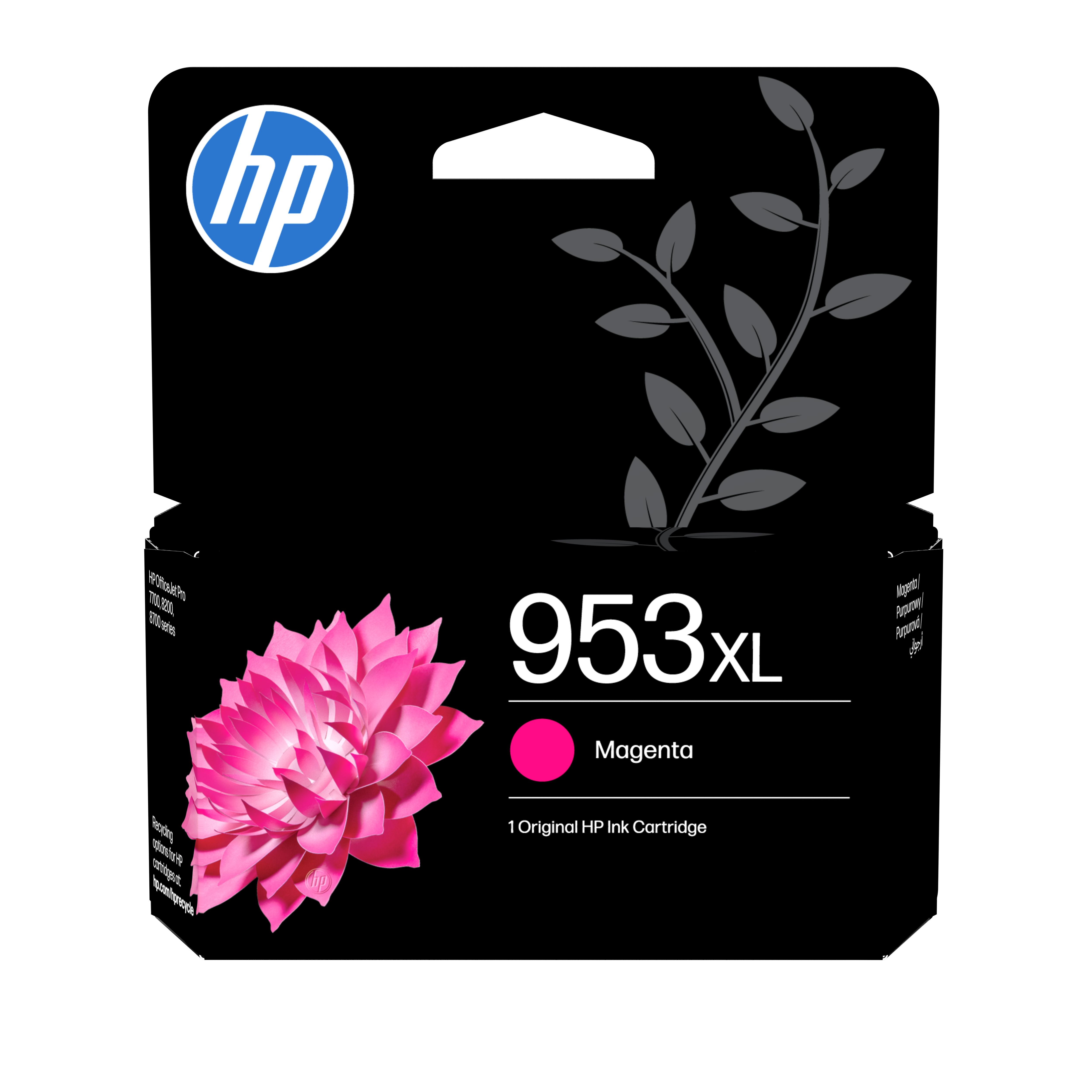 HP 953XL Magenta Ink Cartridge - High Capacity