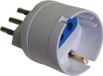 Redline RDL5912 netstekker adapter Type L (IT) Wit
