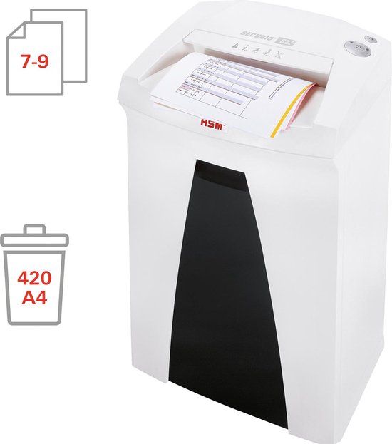 HSM SECURIO B22 - Papierversnipperaar - P-5 - Snippers - 9 vel - Wit