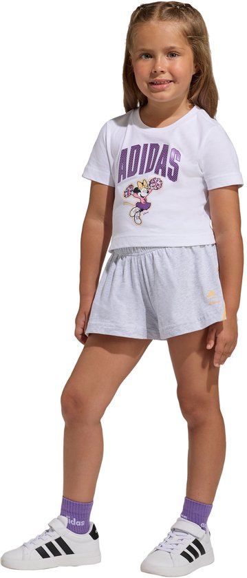 Adidas Sportswear Adidas Disney Minnie Mouse T-Shirt-Set - Kinderen - Wit