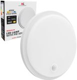 Maclean LED-lamp met bewegingssensor, wit, 18W, IP65, instelbare kleurtemperatuur