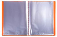 Exacompta 8x OPAK showalbum PP 5/10e - heldere tassen - 60 tassen -120 zichten - A4 - Oranje - 8864E