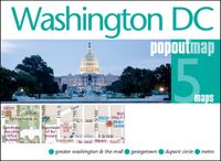 Washington Popout Maps Washington DC PopOut Map