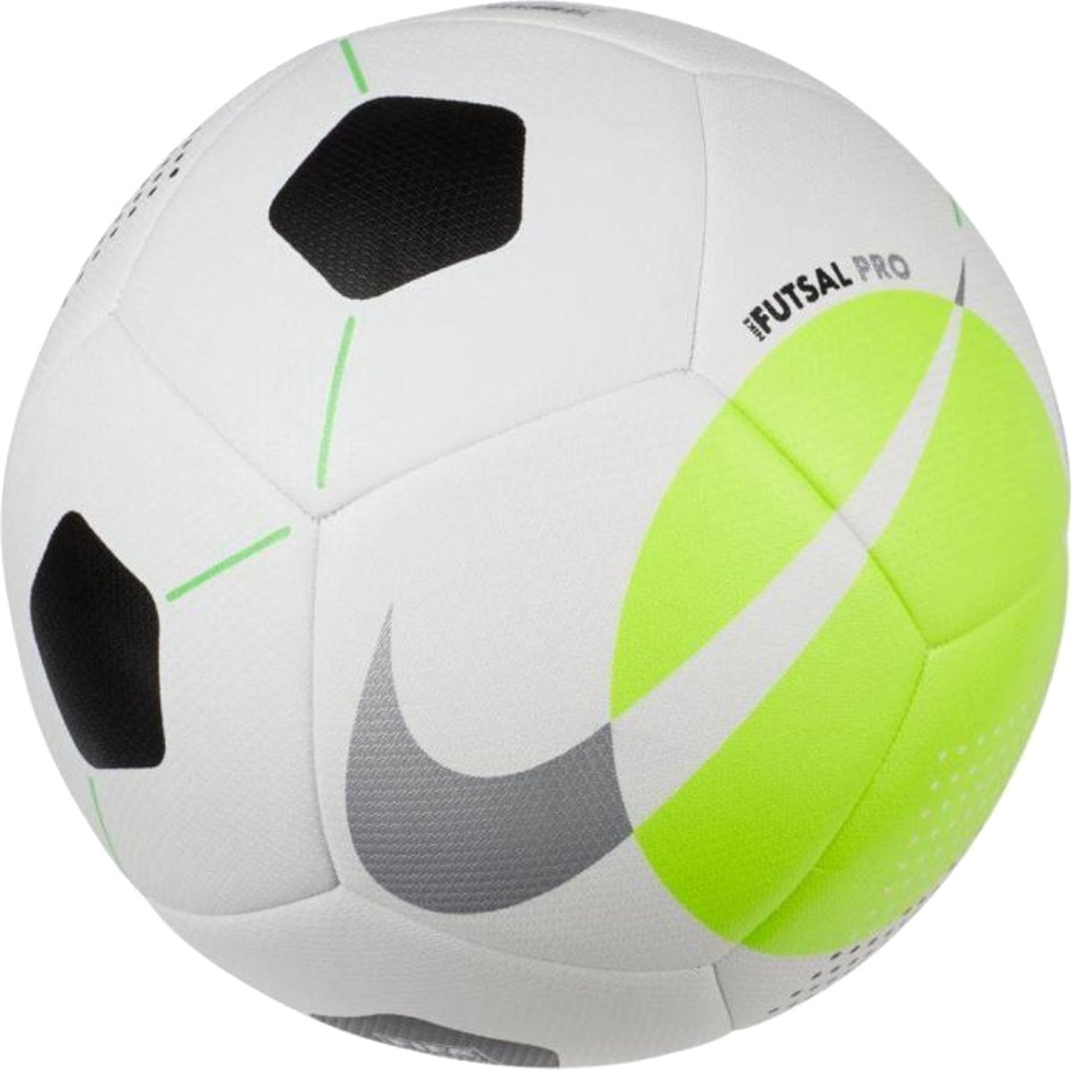 Nike Futsal Pro Voetbal - Wit / Fluogeel | Maat: PRO