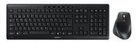 Cherry STREAM DESKTOP COMFORT Toetsenbord en Muis Set Spaans QWERTY Zwart