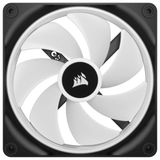 Corsair QX140 RGB 140mm Case Fan - Black & White (2-pack)