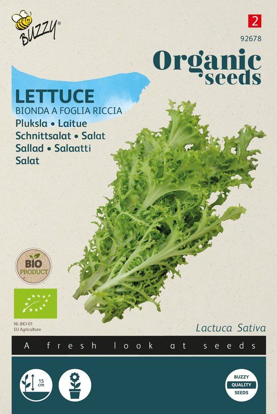 Tuinplus Pluksla Bionda a Foglia Riccia BIO Zaden