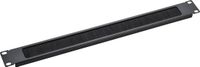 aiten data Brush Grommet Panel 1U 19″ Borstelpaneel Zwart