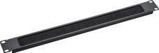 aiten data Brush Grommet Panel 1U 19″ Borstelpaneel Zwart