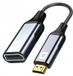 Co2 HDMI naar DisplayPort 1.4 Adapter 4K 60Hz aluminium vergulde HDR plug and play compatibel met laptop tv monitor projector console 24 cm
