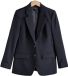 Next Dames Modieus Gesneden Blazer met Wol en Enkele Knopenrij - Navy Blue