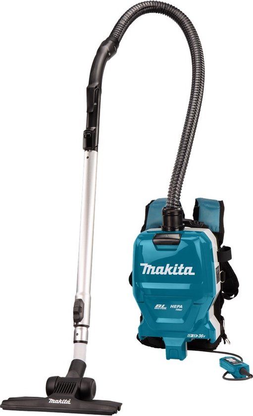 Makita DVC261ZX22 Accu Rugstofzuiger 2x18V | Basic Body