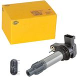 HELLA 5DA 230 036-181 Bobine - 4-polig - Bougieschacht bobine - Geschroefd