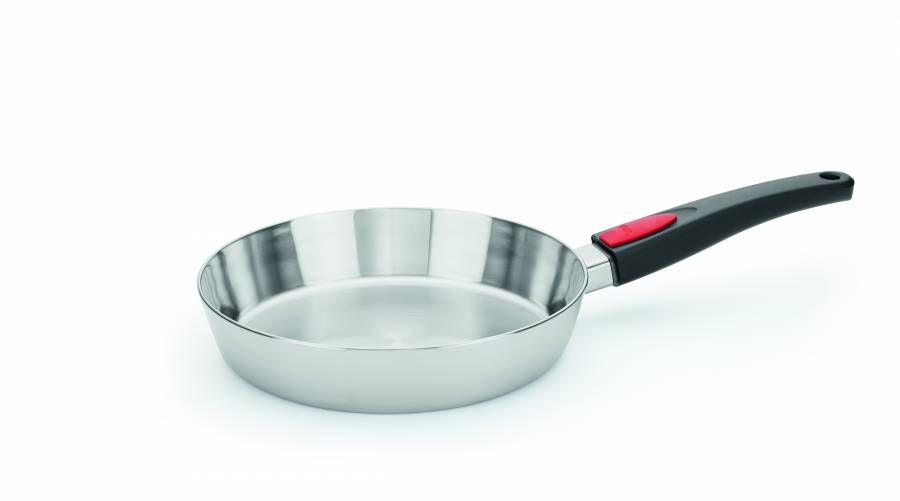 Woll 1524CO - Pan - 24 cm - Zwart, Rood, Roestvrijstaal