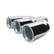 SIMONI RACING TRX/109 universele uitlaatklem, roestvrij staal, drievoudige uitgang